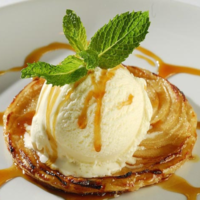 Sorvete Strudel de Maçã
